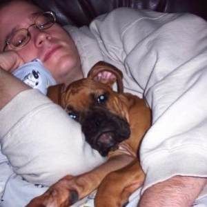 Aww...Daddy snuggling with his little girl