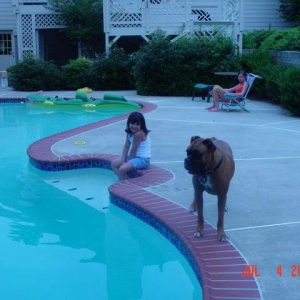 Wow big water bowl!