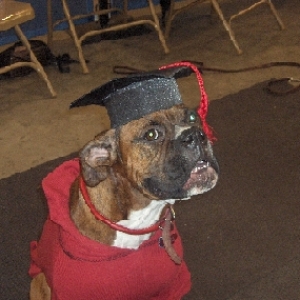 Brandi at graduation