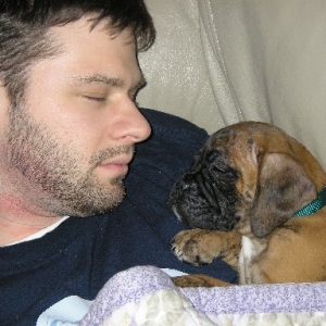 Layla & Daddy Sleepin