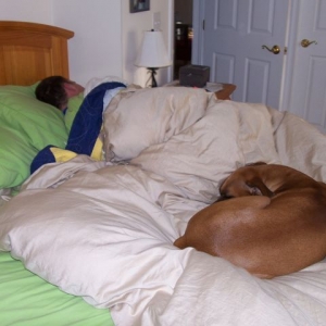 Sydney and her daddy...