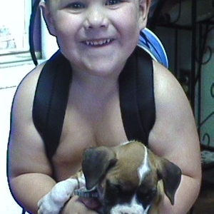 Brock - 3.5 yrs & Abby - 8 wks