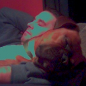 Catching Z's with dad