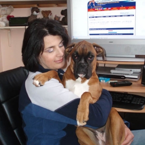 Me and Rubes checking out whats new at Boxerworld!