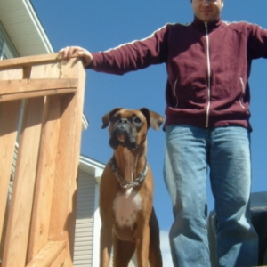 Harley and his dad...