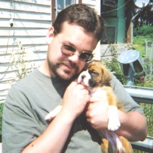 Me and my new Dad, I'm wayyy cuter! Dont ya think?