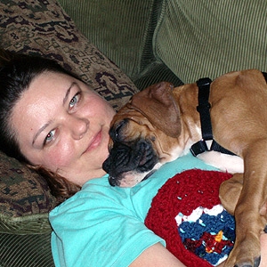 Cuddling with Mommy