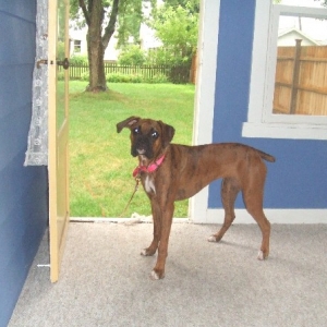 Kaybie @ her new house