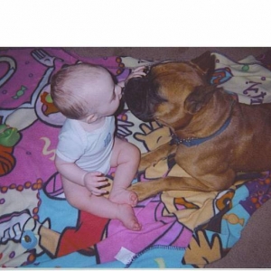 Duke and baby michael..