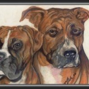 Drawings dad did of us