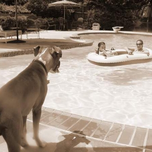 Rowdy girl watching...