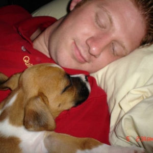 Roxy and her daddy