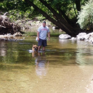 Lets go for a walk dad!