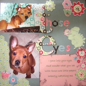 Scrapbook Page of Roxy