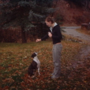 Nina in training