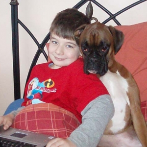 Rubes and her favourite pal