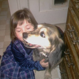 Sasha with my daughter