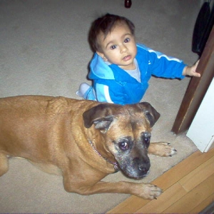 Isis with my Nephew