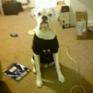 Wearing my T-shirt!!!