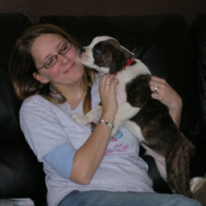 Givin me some kisses