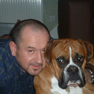 Rusty and his dad.