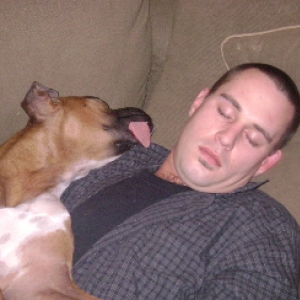 Chief and Papa napping