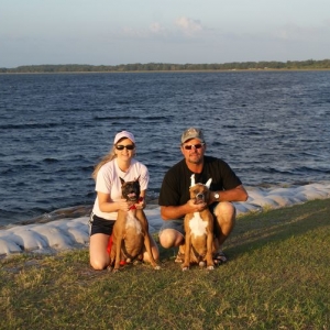 Tasha and Hurley @ Lake Kissimmee
