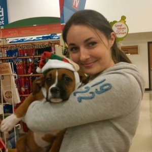 Babygirl in her elf hat ;)