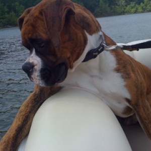 Andys first lake trip