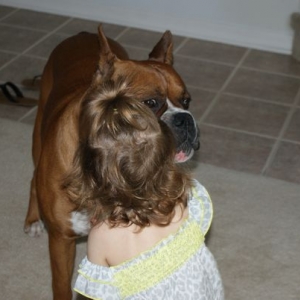 Hurley giving Skylyn love