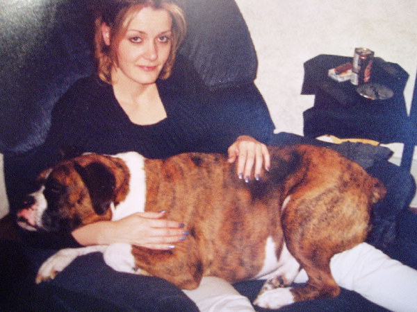 110 lb lap dog  "Jake"  Luv ya boy!