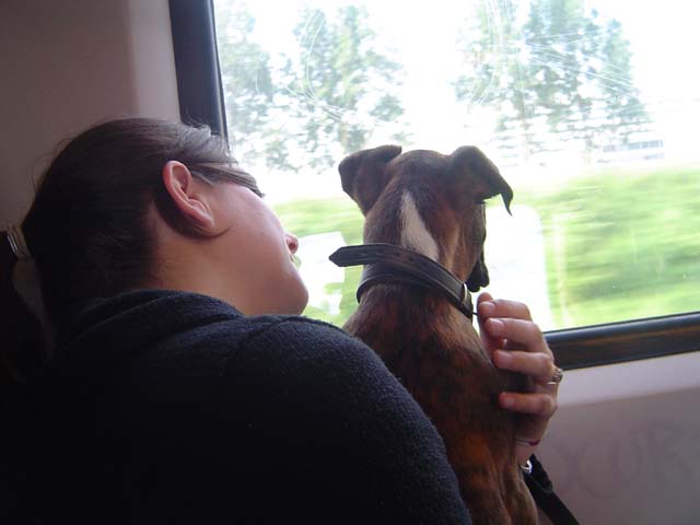 1st time on a train