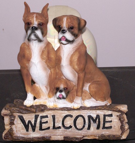 Another Boxer Welcom Sign