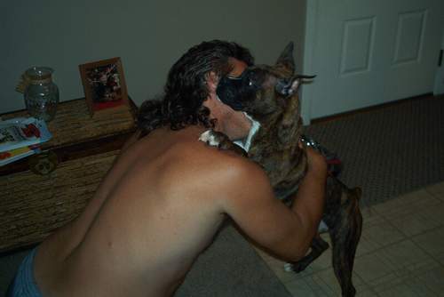 AW! Hugs for Daddy!