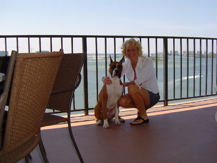 Bear's First Beach Trip, Aug. 2004