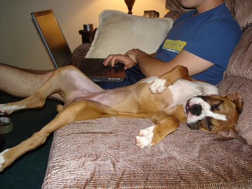Being at Grandma's house is such hard work!!