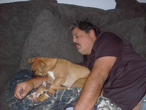 Boys sleeping