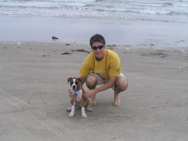Brodie at the Beach
