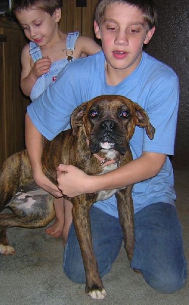 Chrissy and 2 of my boys