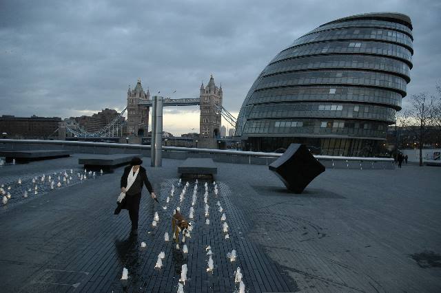 City Hall fountain