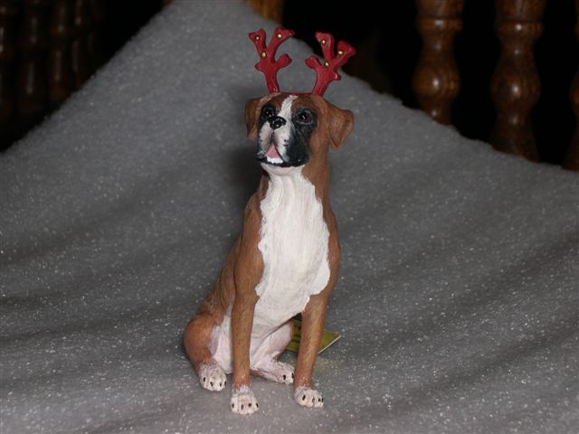 Danbury Mint Boxer Ornament