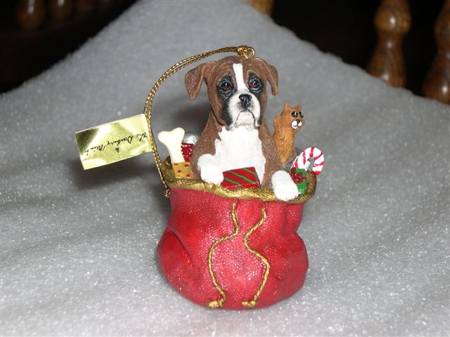 Danbury Mint Boxer Ornament