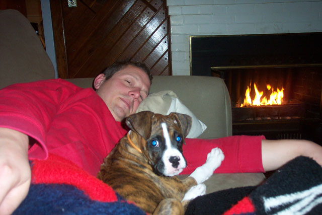 Dempsey with Dad