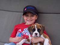 Dillon and her cousing Lucky