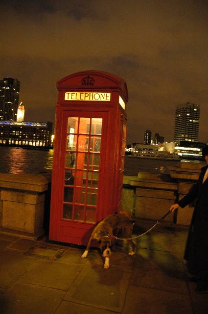 Doing what all good Londoners do...