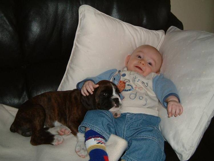 Ellie loves my nephew