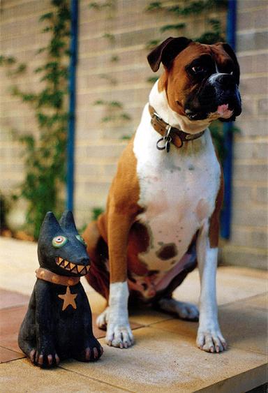 Famechon with one of his mates