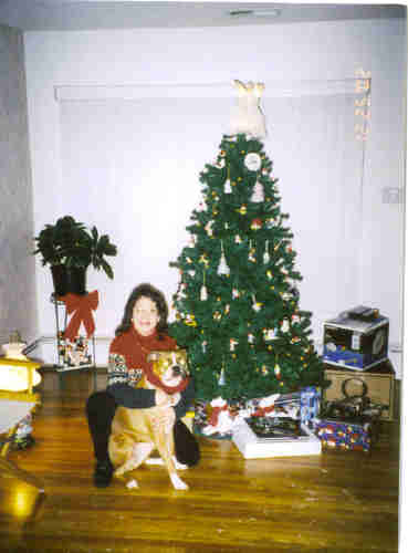 Ginger & Me on Christmas 2002