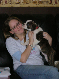 Givin me some kisses