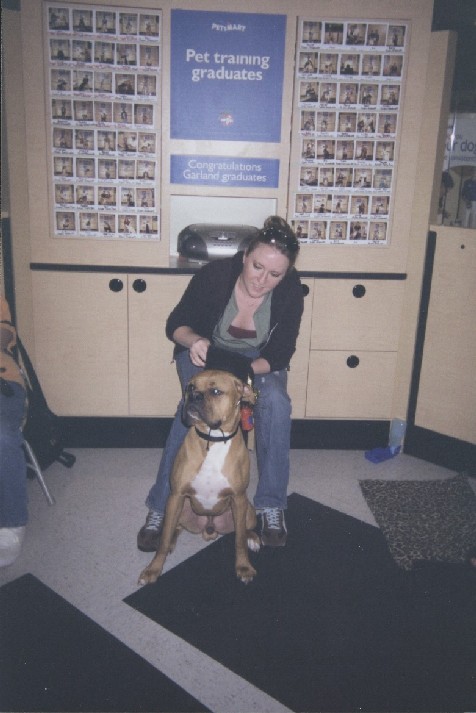 Graduated 1st class at Petsmart 9 months